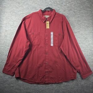 DULUTH TRADING CO Free Swingin' Flannel Relaxed Fit Button-Down Ltweight 3XL NWT